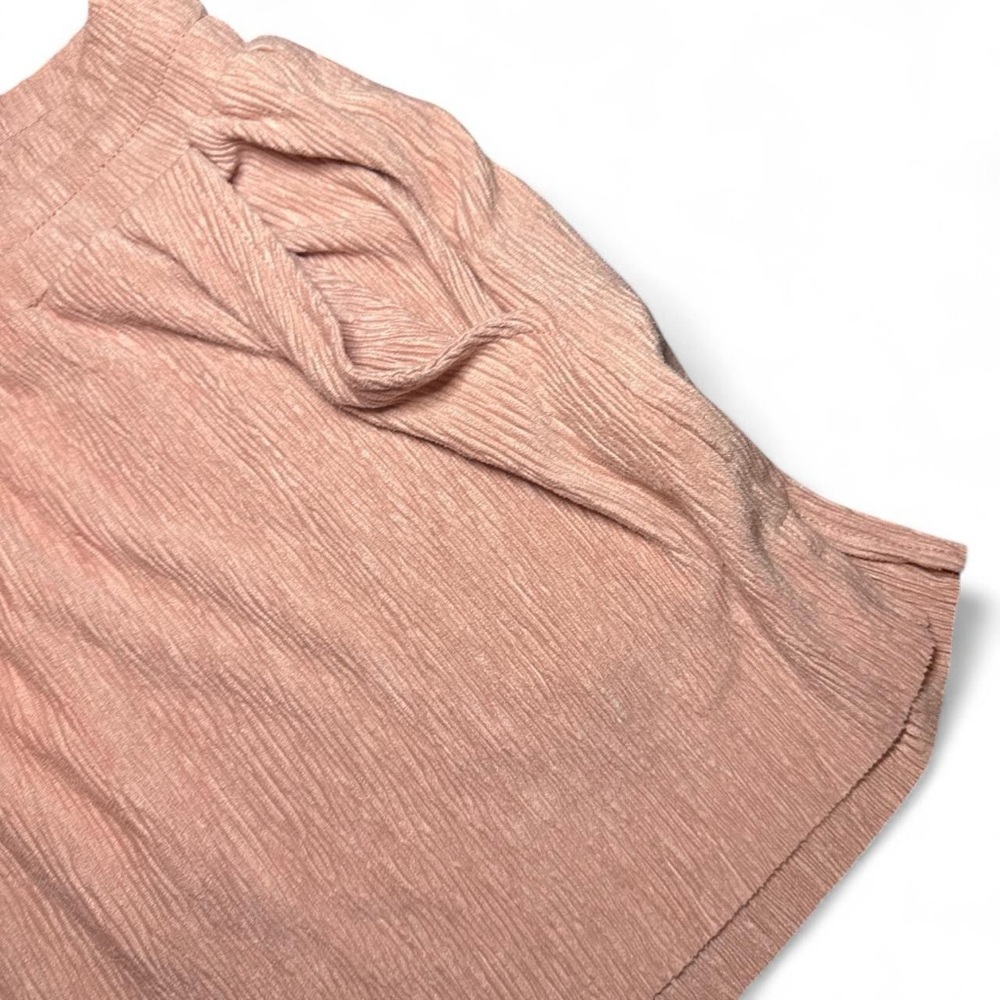 NWT MINKPINK x M|PC Textured Faux Suede Pastel Pink Lounge Shorts — SMALL - Picture 4 of 4
